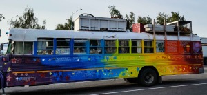 Brightly Painted RV
