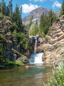 Water Fall at Two Medicine Campground 