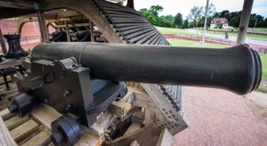 One of the guns of the USS Cairo 